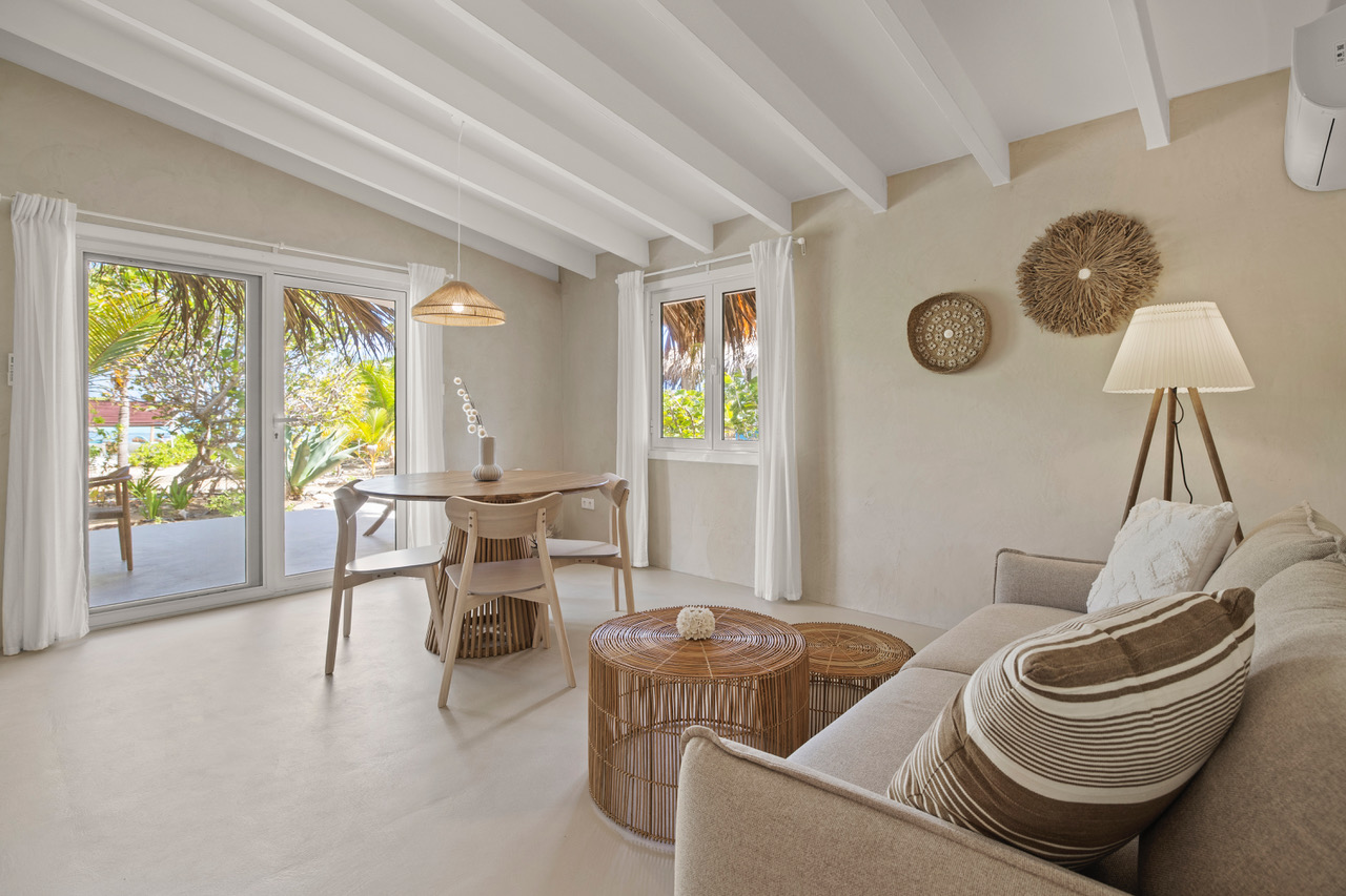 Living room Beach House at Sorobon Luxury Beach Resort