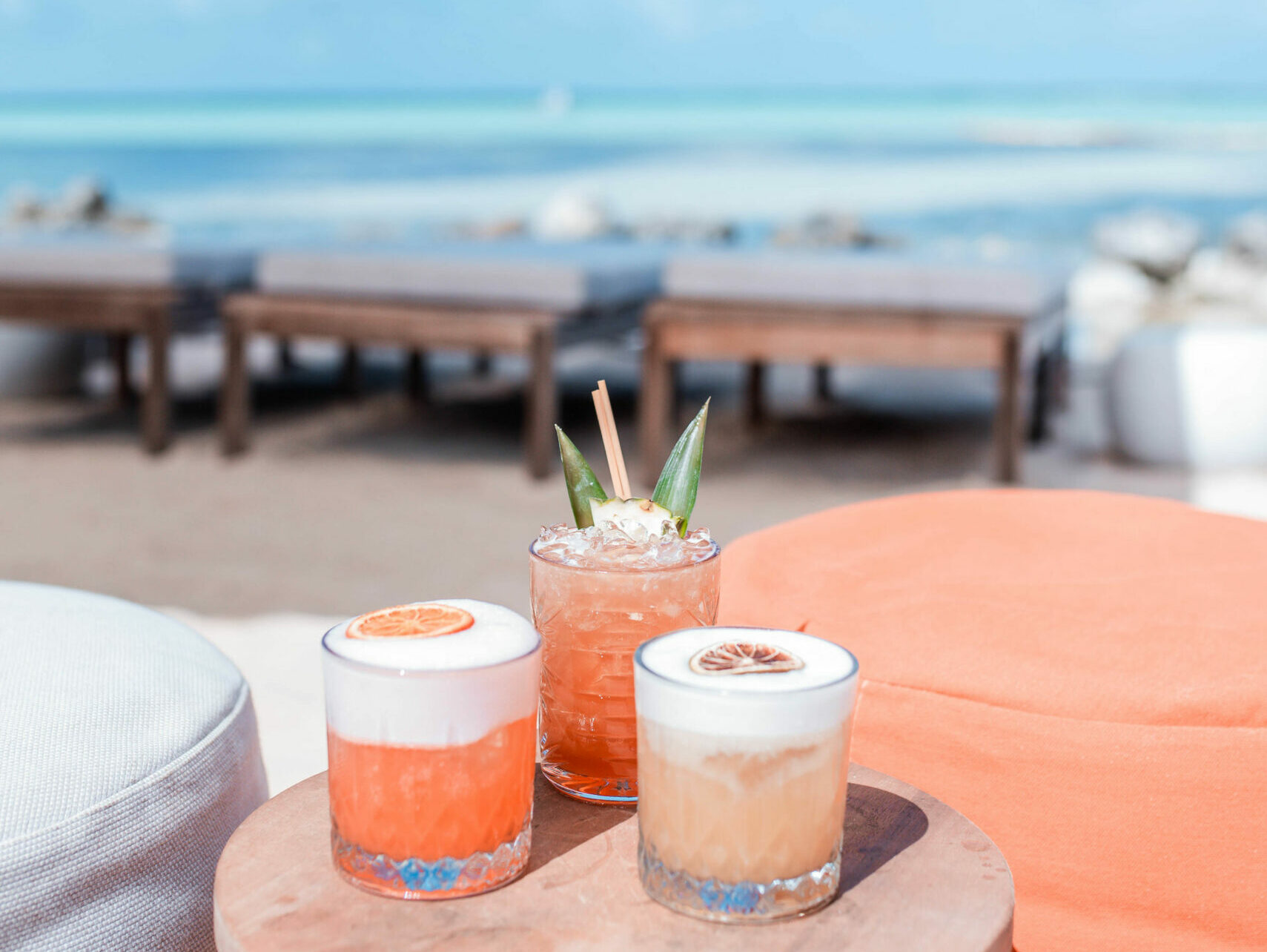 Drinks at Reefbar Sorobon Luxury Beach Resort
