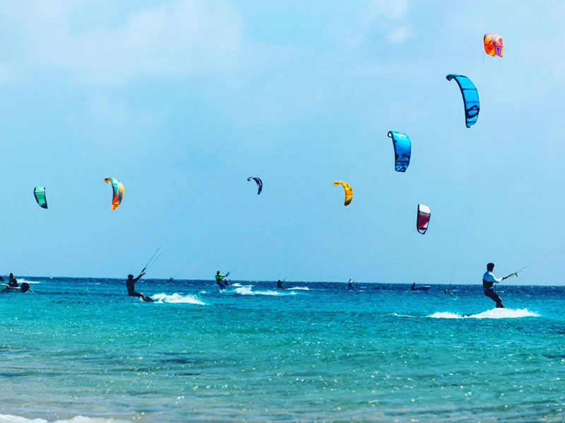 Book your stay during Defi Wind and get a 30% on your stay + free transfer to Kite Beach and free gear storage.